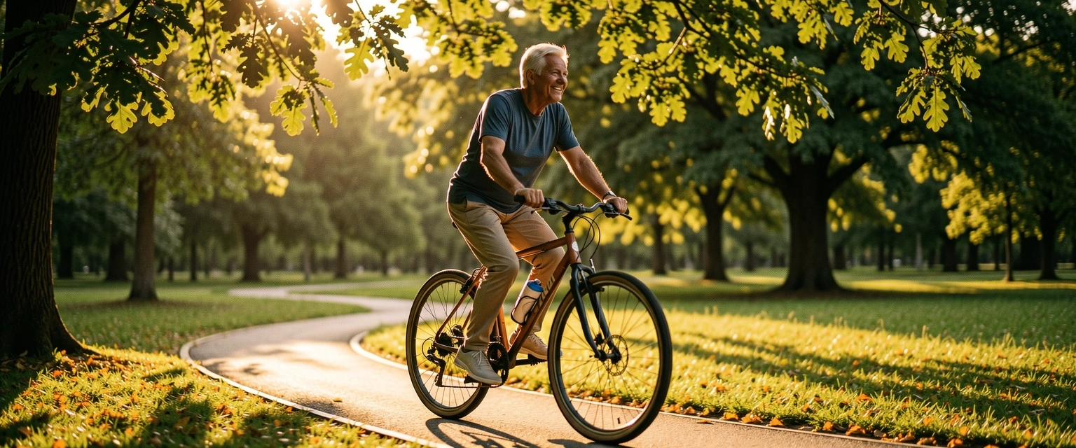 Radfahren im Grünen