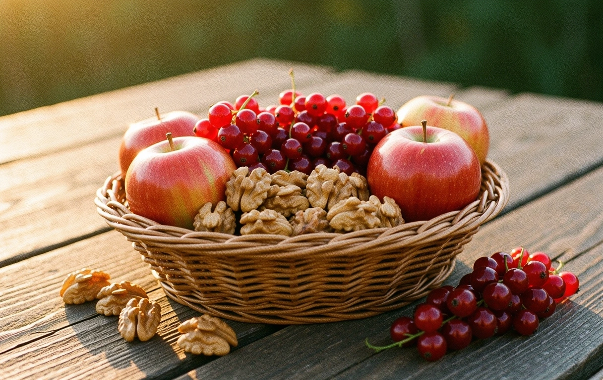 Frische regionale Lebensmittel für herzgesunde Ernährung